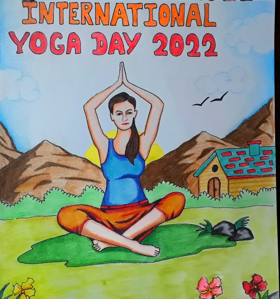 International Yoga Day 21 June Vertical Banner Vector Illustration Stock  Illustration - Download Image Now - iStock